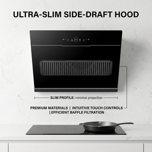 <span class=keywords><strong>Hotte</strong></span> de cuisine électrique murale à aspiration descendante avec filtre à déflecteur, prix usine abordable, aspiration latérale type cheminée, US - Product Image 3