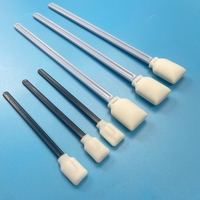 Hisopo de espuma de largo alcance de 230 mm, 50 unidades - Cabezal de 24 mm de ancho - para cabezales de impresión UV, solventes, DTF, ranuras de tinta, bandejas de goteo y rieles de carro