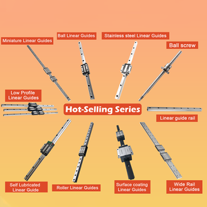 Accessoires de machine CNC à longueur personnalisée Guides linéaires à billes silencieuses de nouvelle conception Blocs PQHW20 Ventes en usine - Product Image 6