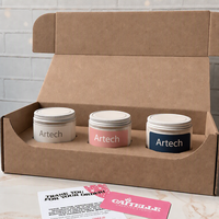Boîte d'expédition en carton ondulé personnalisée avec logo de luxe pour cosmétiques, bougies, bouteilles de shampoing, emballage boutique
