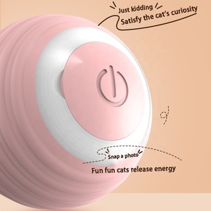 Yüksek kaliteli yerçekimi akıllı interaktif top Pet oyuncak elektrikli otomatik Bite dayanıklı haddeleme akıllı kedi oyuncaklar topu - Product Image 6