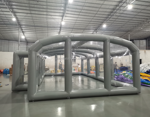 Tienda de cúpula transparente de PVC grande personalizada, tienda de piscina inflable portátil hermética, cubierta de piscina inflable transparente, casa de burbujas - Product Image 5