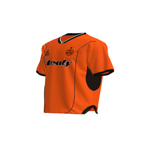 Produsen Kaos Sublimasi Kain Polyester Dry Fit HEALY, Kaos V-Neck Sepak Bola Custom untuk Pria - Product Image 5