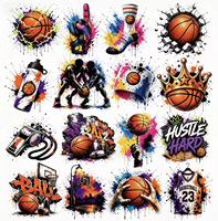 Impressions DTF de basket-ball pour homme adulte, pour le sport urbain, le basketball, les baskets et les trophées