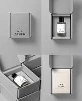 Caja de papel de cajón de Perfume de botella vacía de alta calidad de diseño personalizado ISO 9001, embalaje de cosméticos en relieve para Perfume