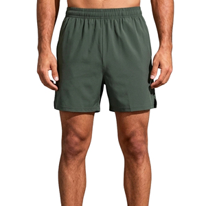 Pantalones Cortos Deportivos de Alta Movilidad para Hombre, de Secado Rápido, Material Elástico, Diseño de Pierna Holgada, Cintura Elástica No Restrictiva, Cordón Oculto - Product Image 1