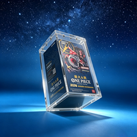 Étui en acrylique magnétique transparent anti-jaunissement écologique XC UV, boîte de booster OPCG japonaise One Piece OP03 Mighty Enemies, boîte de cartes TCG