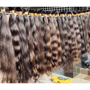 Principali fornitori di capelli allineati alla cuticola delle donne capelli lisci lisci grezzi remy vergini indiani del tempio, capelli umani grezzi, migliori capelli