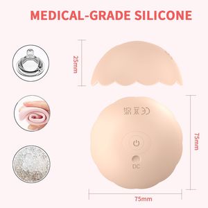 Brustmassagegerät mit Nippelpads, <span class=keywords><strong>App</strong></span>-Fernbedienung, Vibrierende Brustpads für Frauen, Stimulierung der Milchdrüsen, Orgasmus-Sexspielzeug - Product Image 2