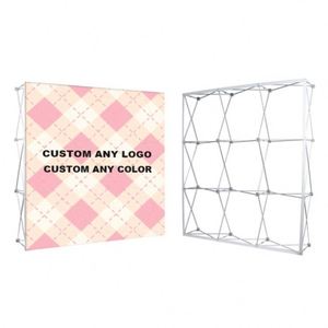Custom Advertising Trade Show Exhibition Event Aluminium Folding Pop up <b>Backdrop</b> Wall Display Banner <b>Stand</b> - Product Image 4