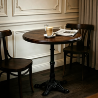 Base de table en fonte d'aluminium de qualité professionnelle, logo personnalisé, OEM ODM, qualité stable, base de table de restaurant, bistrot