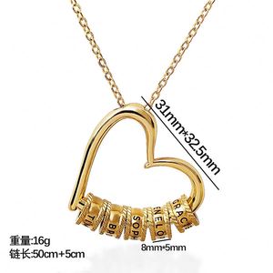 Turquoise Tennis Necklace <b>Cross</b> Border Multi Top-rated Wholesale Bulk Discount Surgical Grade Stainless Steel Hollow Link Weight - Product Image 6