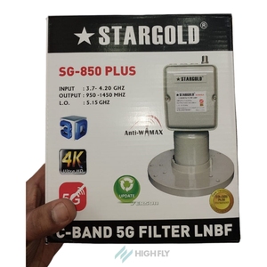 Highfly đầu ra duy nhất 3.7-4.2GHz <span class=keywords><strong>l.o</strong></span> 5150MHz kỹ thuật số <span class=keywords><strong>c</strong></span>-<span class=keywords><strong>band</strong></span> <span class=keywords><strong>LNB</strong></span> 5G chống nhiễu - Product Image 3