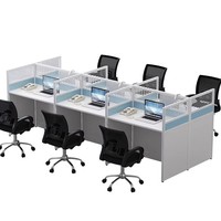 Bureau de direction à écran modulaire 2 3 4 6 8 places meuble de bureau bureau bureau de poste de travail