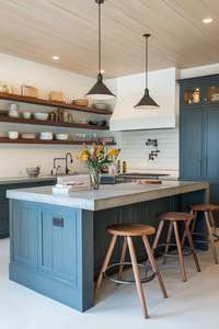 Modern Automatic Solid Wood Kitchen Cupboards Factory Price E0 Melamine Kitchen Cabinets Set Furniture Island Cabinet Type - Product Image 4