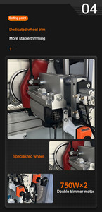 Machines à plaquer les chants pour <span class=keywords><strong>le</strong></span> travail du bois Machine à plaquer les chants automatique 8 fonctions avec pré-fraisage et coupe d'angle - Product Image 4
