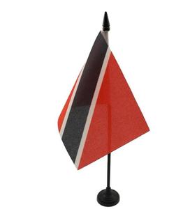 <span class=keywords><strong>Martinique</strong></span> Mini <span class=keywords><strong>Drapeau</strong></span> De Table Petits Drapeaux De Bureau Avec Support En Métal <span class=keywords><strong>Drapeau</strong></span> National Avec Frange - Product Image 4