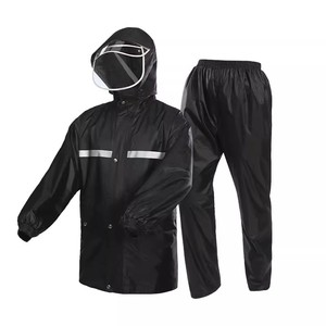 Manteau de pluie personnalisé adulte imperméable imperméable imperméable polyester revêtement PVC imperméables veste de pluie pour camping <span class=keywords><strong>poncho</strong></span> de pluie - Product Image 3
