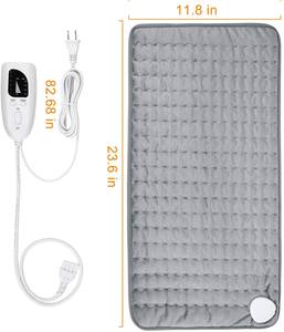 Almohadilla térmica de fisioterapia compatible con OEM, alfombrilla térmica corporal eléctrica de 60x30cm para equipo térmico de cuello y hombros - Product Image 4