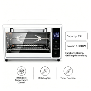 Four à friture <span class=keywords><strong>sans</strong></span> <span class=keywords><strong>huile</strong></span> multifonction Anbolife XXL 33L |   Four à convection 1800W avec rôtissoire, <span class=keywords><strong>pour</strong></span> friture à l'air, rôtissage et cuisson - Product Image 1