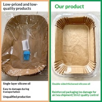 Vente Flash Ruizhifa – Doublure de cuisson carrée écologique, épaisse, antiadhésive, résistante à l'eau et à l'huile, réutilisable pour friteuse à air