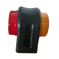 2 pouces Double Face Side Marker Red Clear Stalk Light PC Lens Truck Trailer Car Light Accessories Truck Tail Type