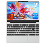 Nouveautés 2025 Ordinateur portable 14 pouces Intel N5095 16 Go 512 Go SSD 1080P Léger pour usage professionnel En stock