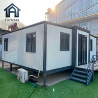 Maison mobile pliable de 20 pieds sur roues pour retraite panoramique ou glamping – Maison préfabriquée sur remorque