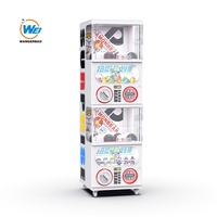 WANGERBAO Gacha Máquina Expendedora de juguetes de cápsulas Gacha Gachapon de dos pisos que funciona con monedas para Centro Comercial