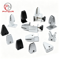 Soporte de Sujeción Moderno para Divisor de Escritorio de Oficina, Abrazadera para Partición de Mesa de Baño, Soporte de Clip para Pantalla