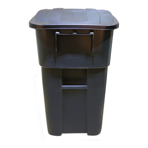 200L plastic outdoor big size printed white recycle waste bin with wheels
