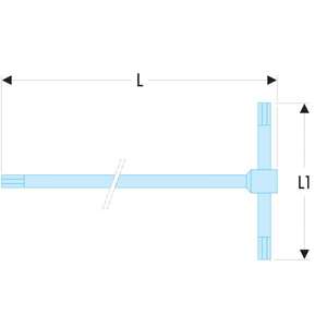 FACOM - 84TC.2.5 Clés hexagonales métriques-EAN 3148518026109 CLÉS T-HANDLE CLÉS HEXAGONALES - Product Image 2