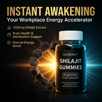Permen Jeli Shilajit Potensi Tinggi 60pcs - Suplemen dengan Asam Fulvat, Ashwagandha, Kunyit & Lada Hitam untuk Kesehatan Pria & Wanita