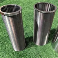 Filtro de Cono de Alambre Tipo Johnson, Acero Inoxidable 304 316L, Cono Enrollado en Forma de V para Control de Arena en Pozos de Agua, Personalizado
