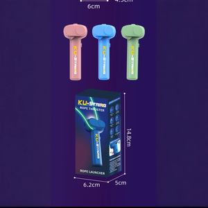 Lanceur de corde KU-STRING 14 cm en plastique bleu, jouet rechargeable par USB pour enfants et adultes - Product Image 5