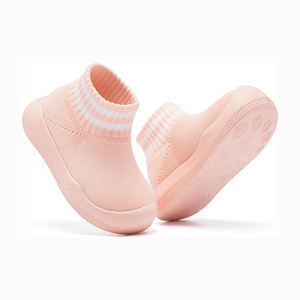 Chaussures pour bébé, chaussures de marche pour garçons et filles, baskets à semelle souple et antidérapantes, chaussette pour bébé et fille - Product Image 4