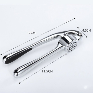 Presse-ail manuel <span class=keywords><strong>XL</strong></span> Premium en métal durable pour la maison, hachoir à ail, presse-légumes, trancheuse et hachoir pour légumes - Product Image 3