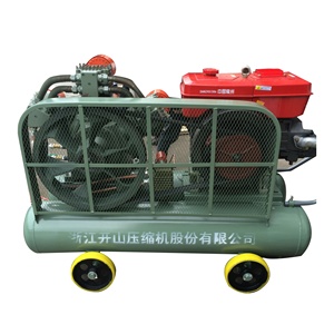 Hai Bánh Xe 230L DIESEL Vành Đai Điện Jackhammer Máy Nén Khí Piston Máy Trên Bán - Product Image 2