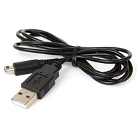 Kabel Pengisi Daya USB untuk 3DS Baru 3DS Baru 3DS LL NDSi Kabel Pengisi Daya Konsol Game Genggam Hitam Catu Daya USB Portabel