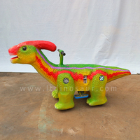 Location d'équipement d'amusement pour enfants pour centre commercial Atrium carré mécanique équitation dinosaures machine pour balade avec minuterie