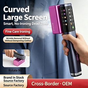 Vaporizador de Ropa OEM con Pantalla Curva Grande, Plancha de Vapor para el Cuidado de la Ropa, Eliminador de Arrugas, Herramienta Portátil para Suavizar la Ropa - Product Image 1