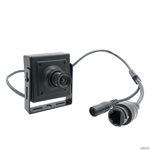 Mini caméra de surveillance grand angle 6 mm avec <span class=keywords><strong>objectif</strong></span> de carte, vision nocturne, PoE, microphone audio, CMOS, NVR, ONVIF, P2P, H.265 et stockage <span class=keywords><strong>sur</strong></span> carte SD - Product Image 2