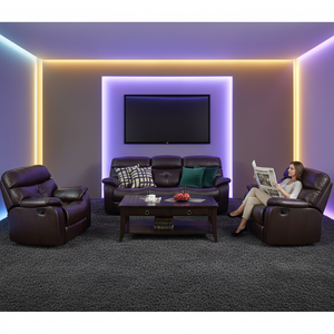Leather Recliner <strong>Sofa</strong> Chair Home Theatre Lounge Single <strong>Seat</strong> <strong>7</strong> Seater Couch Living Room <strong>Sofas</strong> Furniture Set Sectional <strong>Sofa</strong> Modern - Product Image 4