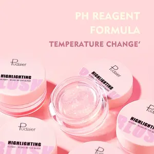 Pudaier Cor Mudando Blush Private Label Destaque Blush Gel Transparente de alta qualidade Gel Hidratante Maquiagem por atacado