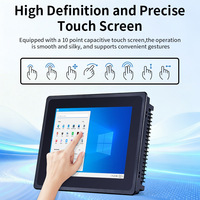 Nouvel écran LCD tactile 10 points haute luminosité 1500 nits, étanche IP65, avec entrées USB HD DVI VGA pour usage industriel