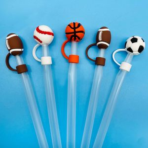 Capuchons de paille anti-poussière multi-designs en silicone/PVC de 10 mm compatibles avec les gobelets Stan Ley de 20, 30 et 40 oz - Product Image 2