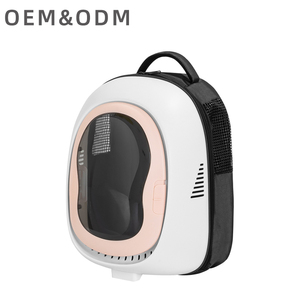 กระเป๋าเดินทางแบบใสระบายอากาศได้ดีกระเป๋าเป้สะพายหลังแบบมีฟองสำหรับใส่สุนัขแมวสัตว์เลี้ยงสายการบิน - Product Image 1