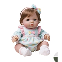 Personalisierbare Realistische Neugeborenen-Mädchen-Reborn-Puppen, Vollkörper-Silikon, Weiche Babysammelpuppe, Kinder-Wiedergeburtspuppe