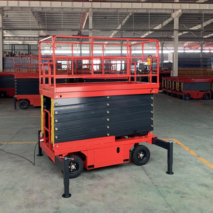 Scissor Lift trong nhà và ngoài trời dual-sử dụng an toàn không trượt nền tảng miễn phí vận chuyển 4-12 mét cao độ cao hoạt động Scissor Lift - Product Image 4