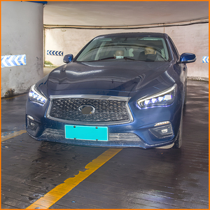 Luz Delantera para Automóvil Infiniti Q50 Q50L Q50S 2015-2019, Conjunto de Faros LED, Diseño de 4 Lentes <span class=keywords><strong>Bifocales</strong></span> de Cristal, Lámpara Frontal - Product Image 5